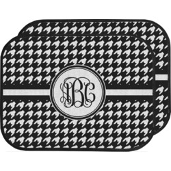 Houndstooth Car Floor Mats (Back Seat) (Personalized)