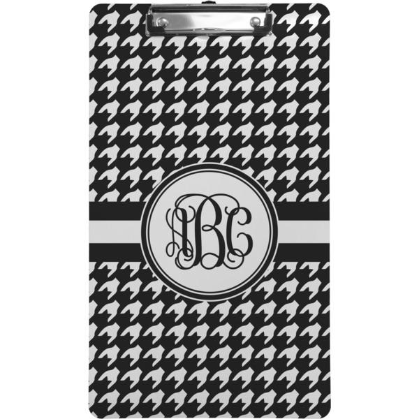 Custom Houndstooth Clipboard (Legal Size) (Personalized)