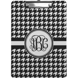Houndstooth Clipboard (Letter Size) (Personalized)