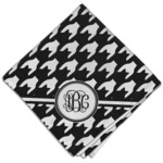 Houndstooth Cloth Dinner Napkin - Single w/ Monogram