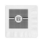 Houndstooth Coined Cocktail Napkins (Personalized)