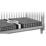 Houndstooth Crib Fitted Sheet (Personalized)