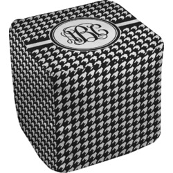 Houndstooth Cube Pouf Ottoman - 13" (Personalized)