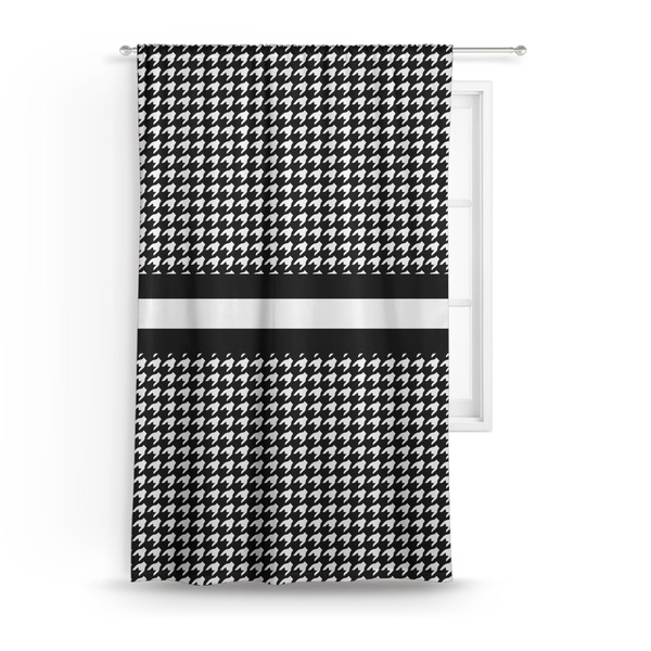 Custom Houndstooth Curtain Panel - Custom Size