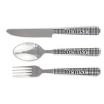 Houndstooth Cutlery Set (Personalized)