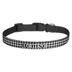 Houndstooth Dog Collar - Medium (Personalized)