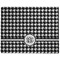 Houndstooth Dog Food Mat - Large without Bowls