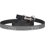 Houndstooth Dog Leash (Personalized)