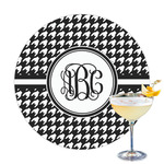 Houndstooth Printed Drink Topper - 3.25" (Personalized)