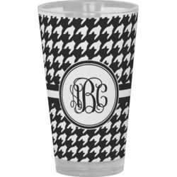 Houndstooth Pint Glass - Full Color (Personalized)