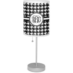 Houndstooth 7" Drum Lamp with Shade (Personalized)