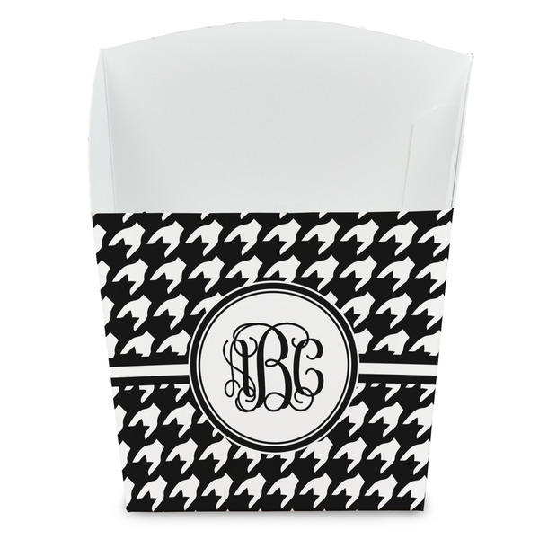 Custom Houndstooth French Fry Favor Boxes (Personalized)