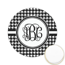 Houndstooth Printed Cookie Topper - 2.15" (Personalized)