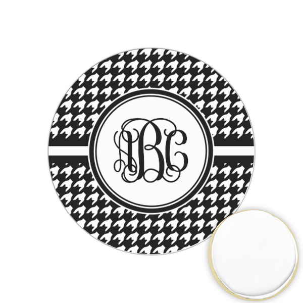 Custom Houndstooth Printed Cookie Topper - 1.25" (Personalized)