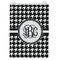 Houndstooth Jewelry Gift Bag - Matte - Front