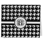 Houndstooth Kitchen Towel - Poly Cotton w/ Monograms