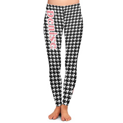 Houndstooth Ladies Leggings - Extra Large (Personalized)