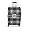 Houndstooth Large Travel Bag - With Handle