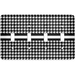 Houndstooth Light Switch Cover (4 Toggle Plate)