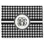 Houndstooth Single-Sided Linen Placemat - Single w/ Monogram