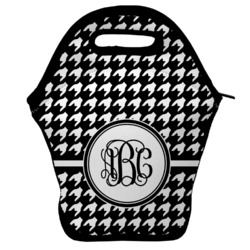 Houndstooth Lunch Bag w/ Monogram