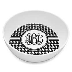 Houndstooth Melamine Bowl - 8 oz (Personalized)