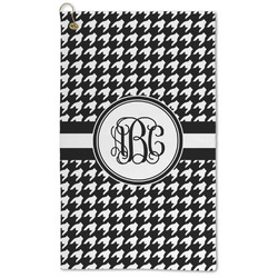 Houndstooth Microfiber Golf Towel - Large (Personalized)