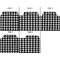 Houndstooth Page Dividers - Set of 5 - Approval