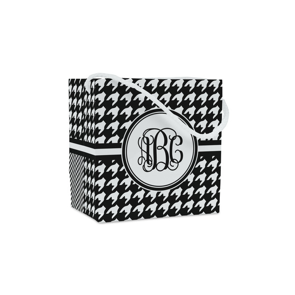 Custom Houndstooth Party Favor Gift Bags - Matte (Personalized)