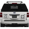 Houndstooth Personalized Square Car Magnets on Ford Explorer