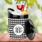 Houndstooth Plastic Ice Bucket - LIFESTYLE