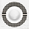 Houndstooth Round Linen Placemats - LIFESTYLE (single)