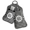 Houndstooth Sanitizer Holder Keychain - Both in Case (PARENT)