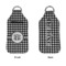 Houndstooth Sanitizer Holder Keychain - Large APPROVAL (Flat)