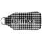 Houndstooth Sanitizer Holder Keychain - Large (Back)