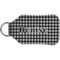 Houndstooth Sanitizer Holder Keychain - Small (Back)