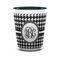 Houndstooth Shot Glass - Two Tone - FRONT