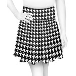 Houndstooth Skater Skirt - X Small