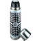 Houndstooth Thermos - Lid Off