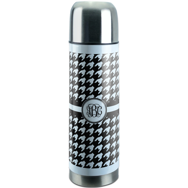 Custom Houndstooth Stainless Steel Thermos (Personalized)