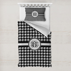 Houndstooth Toddler Bedding Set - With Pillowcase (Personalized)