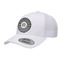 Houndstooth Trucker Hat - White (Personalized)