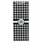 Houndstooth Wine Gift Bag - Matte - Front