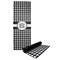 Houndstooth Yoga Mat with Black Rubber Back Full Print View