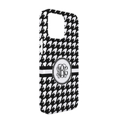 Houndstooth iPhone Case - Plastic - iPhone 13 (Personalized)