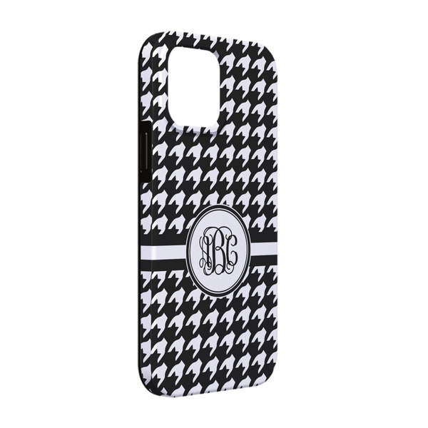 Custom Houndstooth iPhone Case - Rubber Lined - iPhone 13 (Personalized)