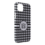 Houndstooth iPhone Case - Plastic - iPhone 14 Plus (Personalized)