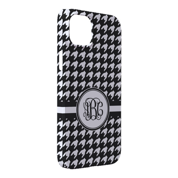 Custom Houndstooth iPhone Case - Plastic - iPhone 14 Pro Max (Personalized)