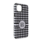 Houndstooth iPhone Case - Rubber Lined - iPhone 14 (Personalized)