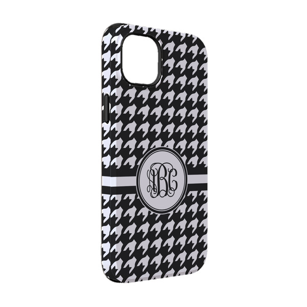 Custom Houndstooth iPhone Case - Rubber Lined - iPhone 14 (Personalized)